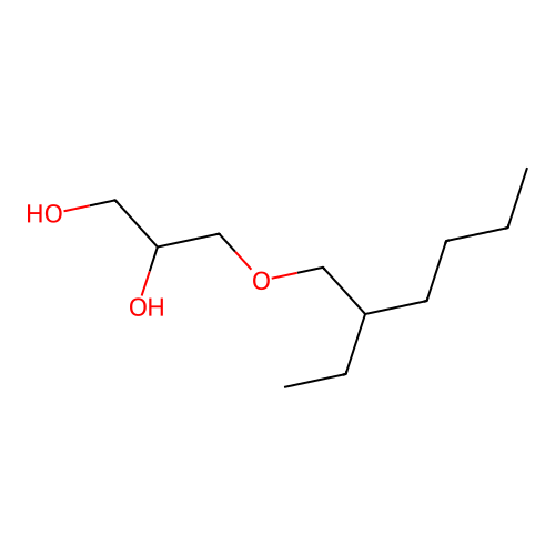 乙基己醇甘油醚 structure