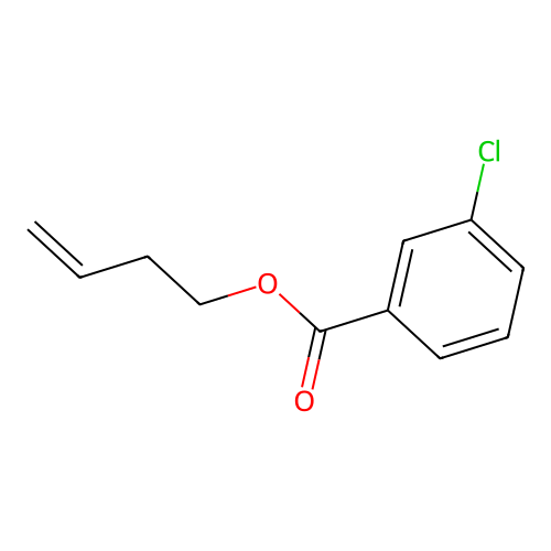But-3-enyl 3-chlorobenzoate structure