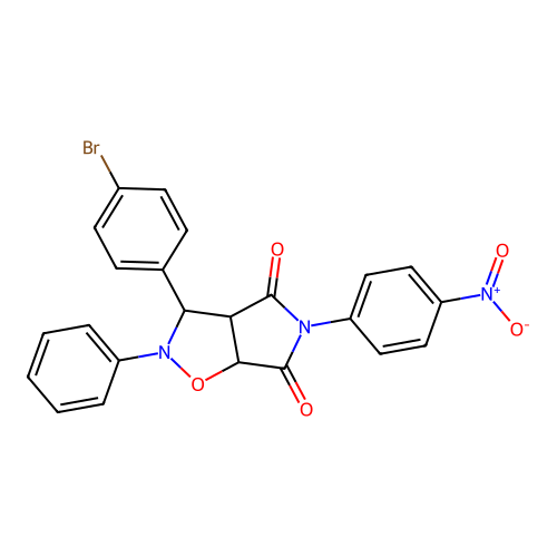 C23H16BrN3O5 structure