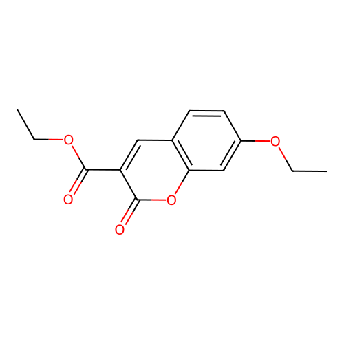 Ethyl 7-ethoxy-2-oxochromene-3-carboxylate structure
