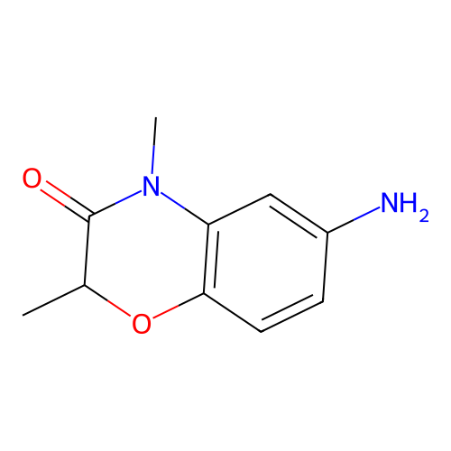 6-Amino-2,4-dimethyl-2H-1,4-benzoxazin-3(4H)-one structure