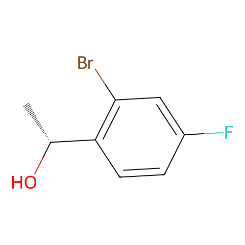 (R)-1-(2-bromo-4-fluorophenyl)ethanol structure