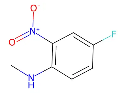4-Fluoro-2-nitro-N-methylaniline structure