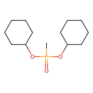 Dicyclohexyl methylphosphonate structure