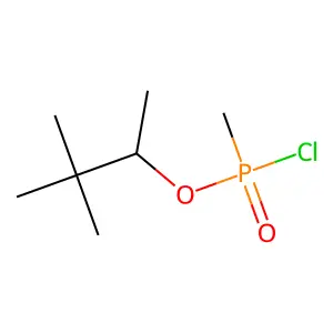 氯梭曼 structure