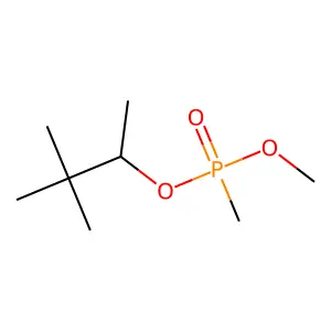 Methyl pinacolyl methylphosphonate structure