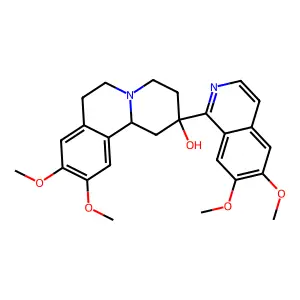 2-(6,7-dimethoxyisoquinolin-1-yl)-9,10-dimethoxy-1,3,4,6,7,11b-hexahydrobenzo[a]quinolizin-2-ol structure