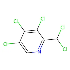 3,4,5-Trichloro-2-(dichloromethyl)pyridine structure
