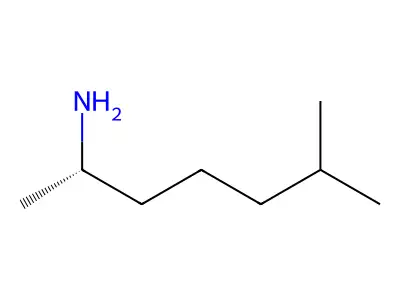 (S)-1,5-Dimethylhexylamine structure