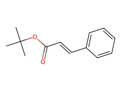 tert-butyl (E)-3-phenylprop-2-enoate structure