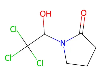1-(2,2,2-Trichloro-1-hydroxy-ethyl)-pyrrolidin-2-one structure
