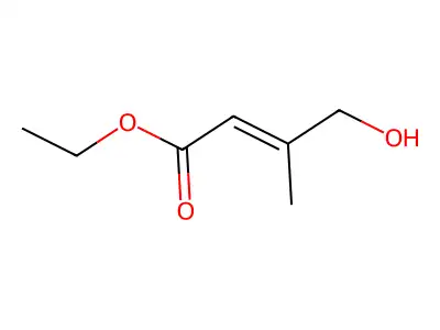 Ethyl 4-hydroxy-3-methylbut-2-enoate structure