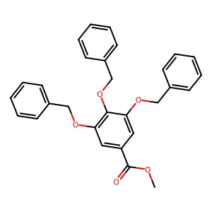Methyl 3,4,5-Tris(benzyloxy)benzoate structure