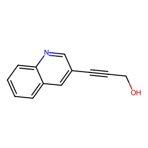 3-Quinolin-3-ylprop-2-yn-1-ol structure