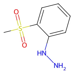 (2-Methylsulfonylphenyl)hydrazine structure