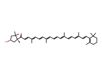 3'-Deoxycapsanthin structure