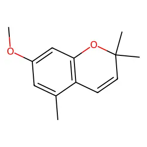 2H-1-Benzopyran, 7-methoxy-2,2,5-trimethyl- structure