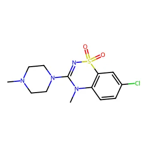7-chloro-4-methyl-3-(4-methylpiperazin-1-yl)-1 structure