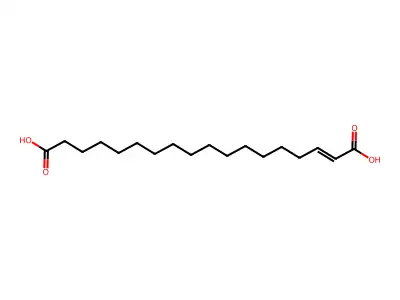 1,18-Octadecenedioic acid structure