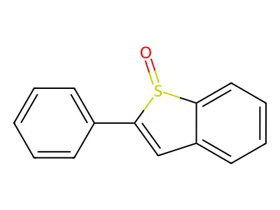 2-Phenyl-1-benzothiophene 1-oxide structure