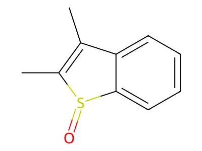 2,3-Dimethylbenzothiophene sulfoxide structure