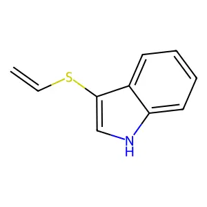 1H-Indole, 3-(ethenylthio)- structure