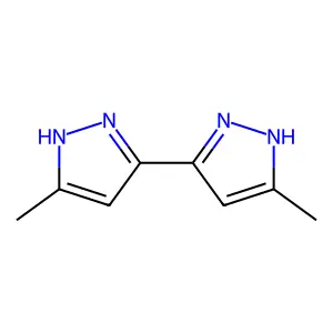 5-methyl-3-(5-methyl-1H-pyrazol-3-yl)-1H-pyrazole structure