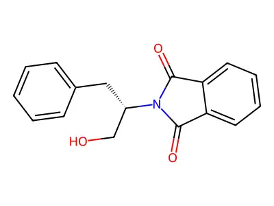 N-(2-Hydroxy-1-benzylethyl)phthalimide structure