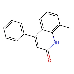 2-Hydroxy-8-methyl-4-phenylquinoline structure