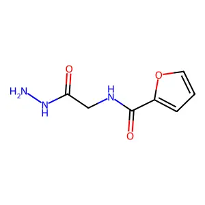 N-[(hydrazinecarbonyl)methyl]furan-2-carboxamide structure