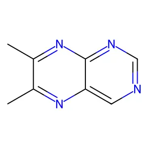 6,7-Dimethylpteridine structure