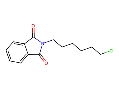 2-(6-Chlorohexyl)isoindole-1,3-dione structure