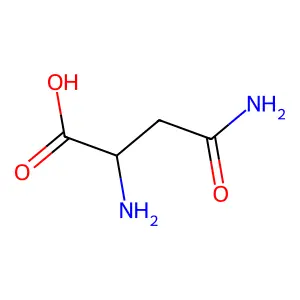 L-天冬酰胺 structure