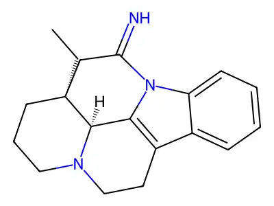 14,15-Dihydroeburnamenin-14-imine structure