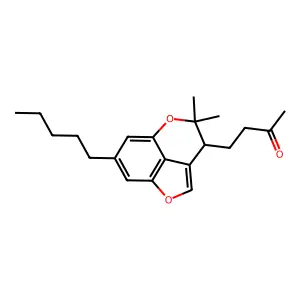 Cannabicoumaronone structure