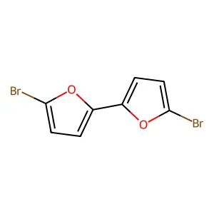 2,2'-Bifuran, 5,5'-dibromo- structure