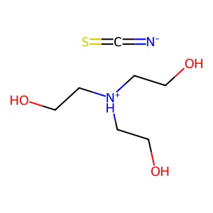 Triethanolamine thiocyanate structure