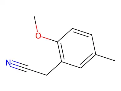 (2-Methoxy-5-methylphenyl)acetonitrile structure