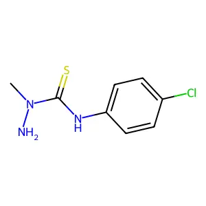 (Aminomethylamino)((4-chlorophenyl)amino)methane-1-thione structure