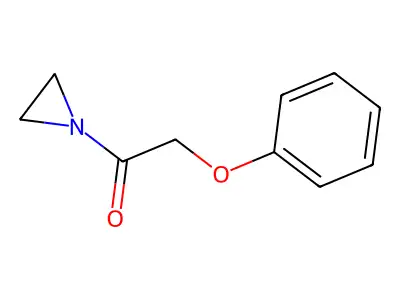 Aziridine, 1-(phenoxyacetyl)- structure