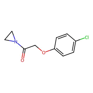Aziridine, 1-((4-chlorophenoxy)acetyl)- structure