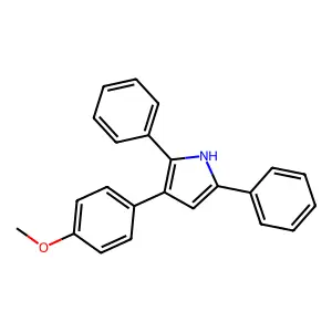 3-(4-methoxyphenyl)-2,5-diphenyl-1H-pyrrole structure