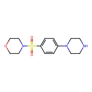 4-[(4-Piperazin-1-ylphenyl)sulfonyl]morpholine structure