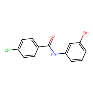 4-Chloro-N-(3-hydroxyphenyl)benzamide structure