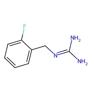 Guanidine, (o-fluorobenzyl)- structure