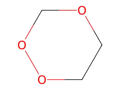 1,2,4-三𫫇烷 structure