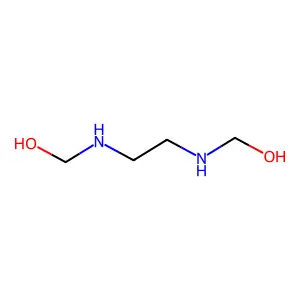 Methanol, 1,1'-(1,2-ethanediyldiimino)bis- structure