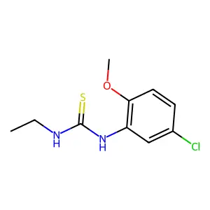 1-(5-Chloro-2-methoxyphenyl)-3-ethylthiourea structure