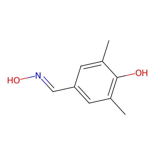 4-Hydroxy-3,5-dimethyl-benzaldehyde oxime structure