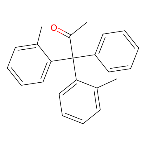 1-Phenyl-1,1-di-O-tolyl-2-propanone structure